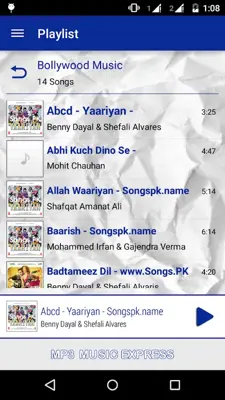 MP3 Music Express android App screenshot 2